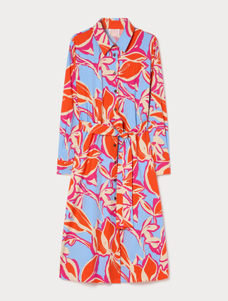 Hemdblusenkleid aus Baumwollpopeline - Marina Rinaldi