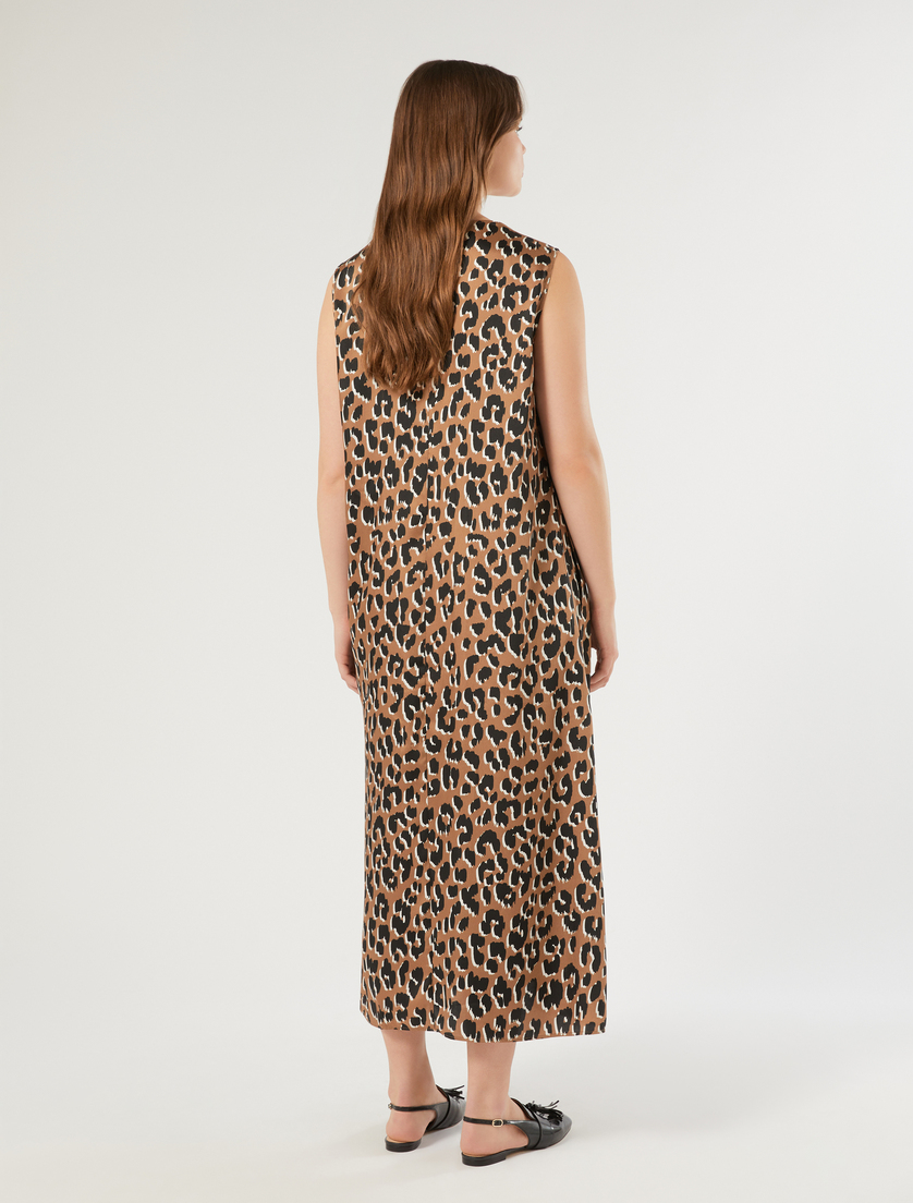 Taffeta dress - CARAMEL - Marina Rinaldi - 4