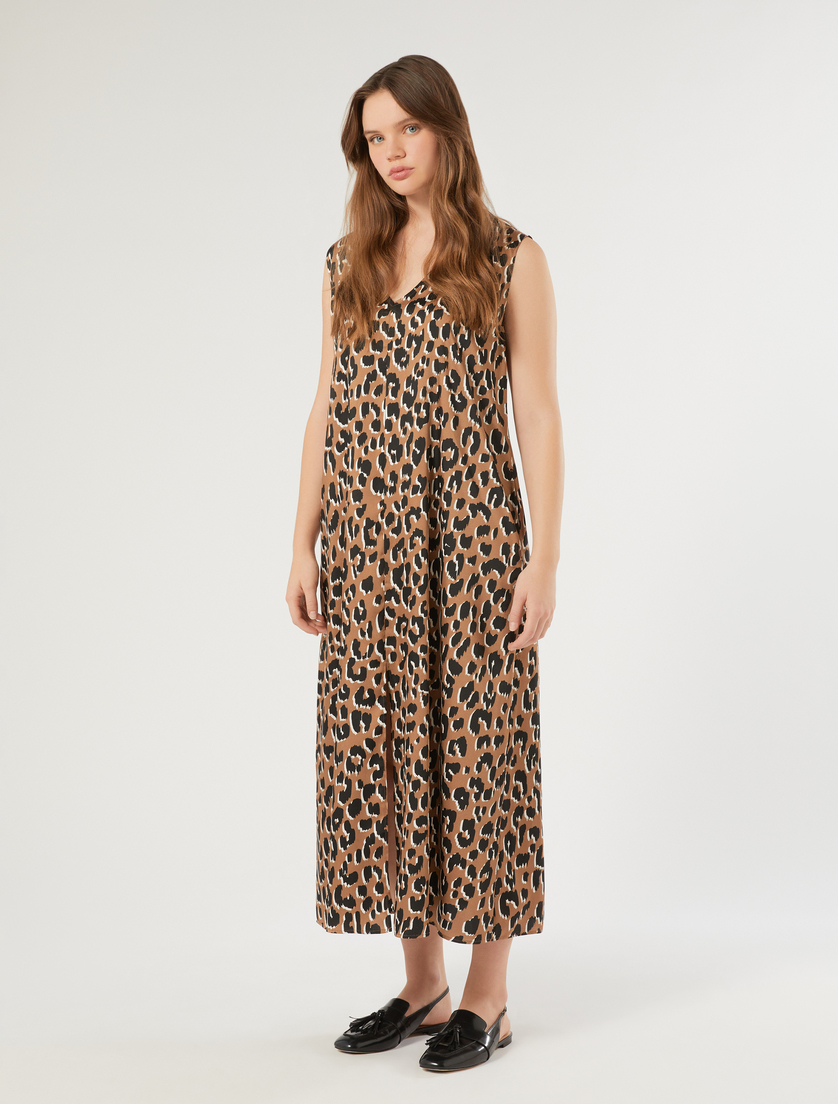 Taffeta dress - CARAMEL - Marina Rinaldi - 3