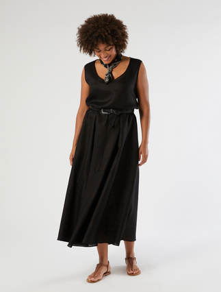 Long linen dress - Marina Rinaldi