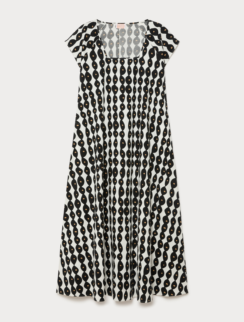 Cotton dress - WHITE - Marina Rinaldi