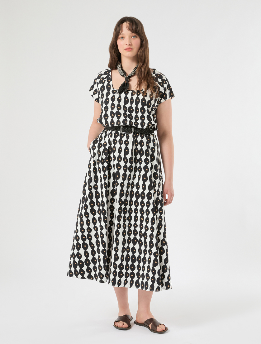 Cotton dress - WHITE - Marina Rinaldi - 2