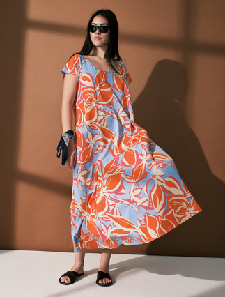 Kleid aus Baumwolle - Marina Rinaldi