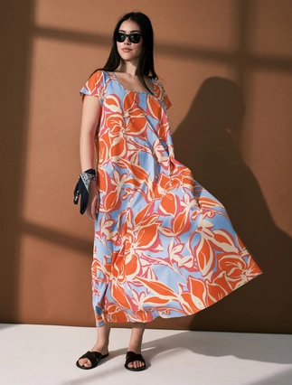 Kleid aus Baumwolle - Marina Rinaldi