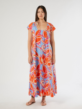 Kleid aus Baumwolle - KORALLE - Marina Rinaldi - 3
