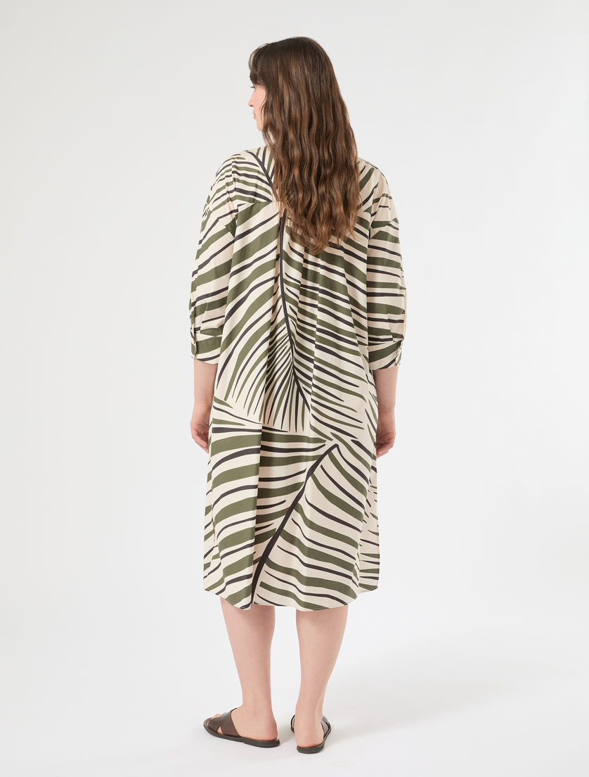 Abito chemisier in popeline di cotone - VANIGLIA - Marina Rinaldi - 4