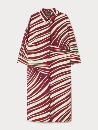 Cotton poplin shirt dress - Marina Rinaldi