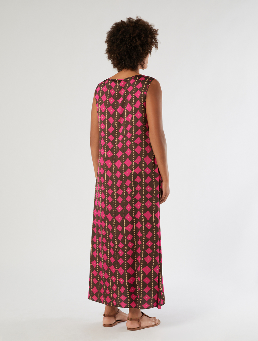 Viscose satin dress - COCOA - Marina Rinaldi - 4