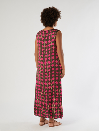 Viscose satin dress - COCOA - Marina Rinaldi - 4