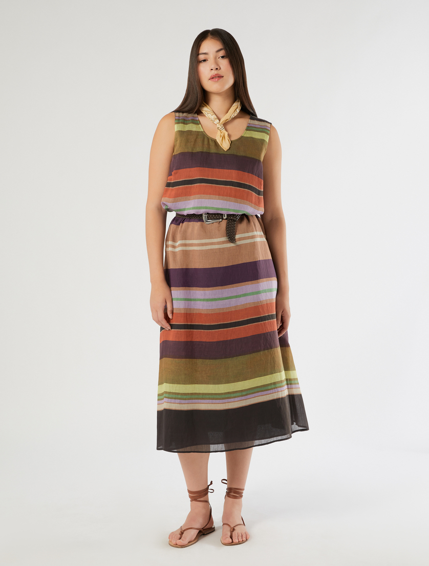 Bedrucktes Maxikleid aus Tencel - Marina Rinaldi
