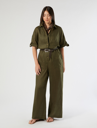 Linen jumpsuit - Marina Rinaldi