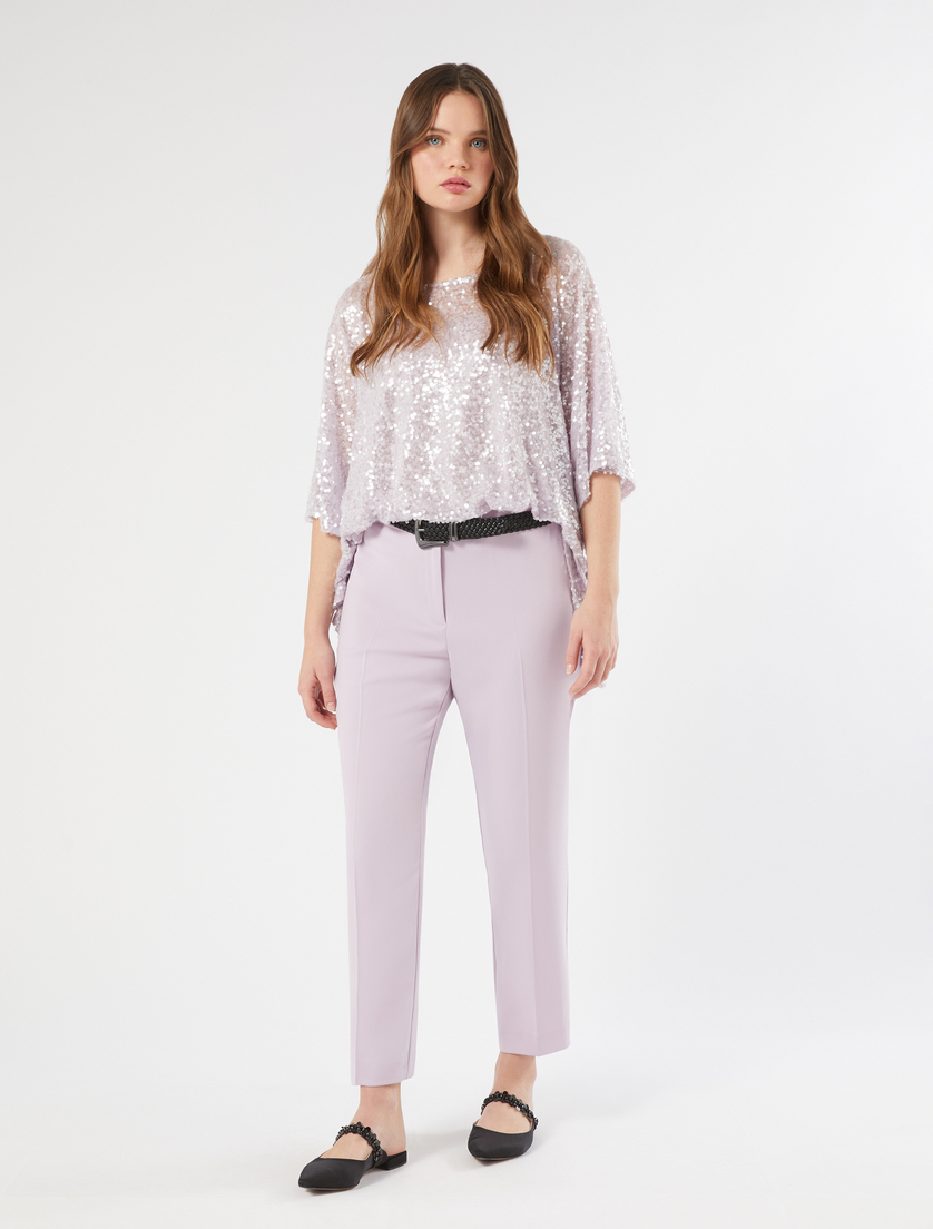 Sequinned poncho - Marina Rinaldi