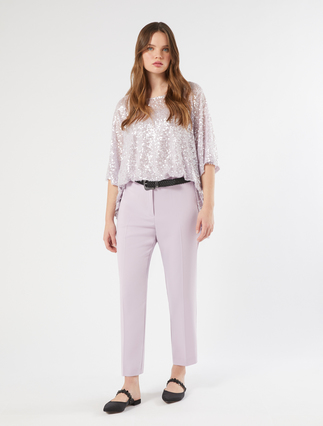 Sequinned poncho - Marina Rinaldi