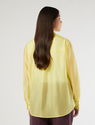Muslin knot shirt - BRIGHT YELLOW - Marina Rinaldi - 4
