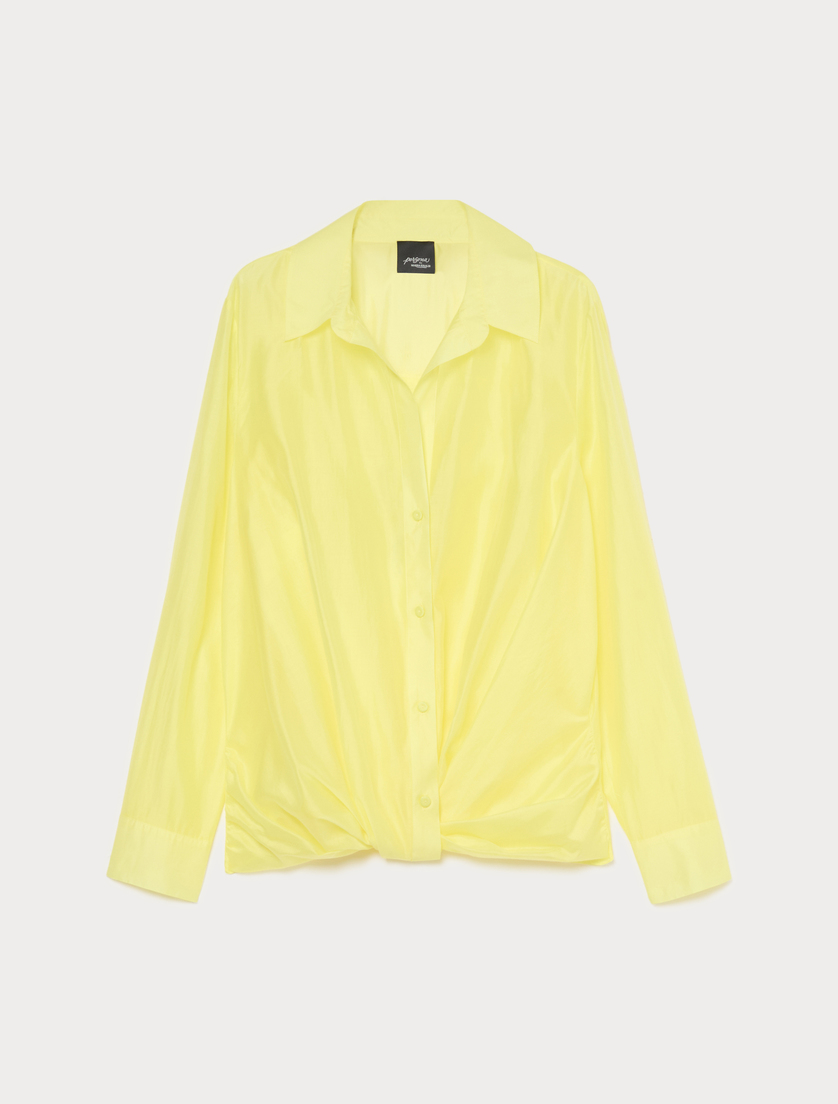 Hemd aus Musselin mit Knoten - MAIS - Marina Rinaldi