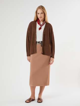 Stretch viscose skirt - Marina Rinaldi