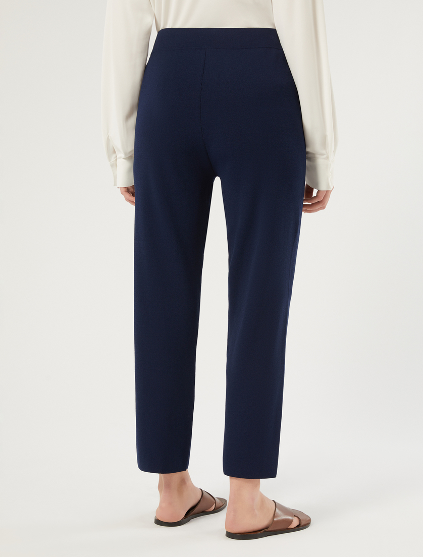 Stretch viscose trousers - MIDNIGHTBLUE - Marina Rinaldi - 4