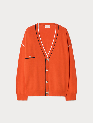 Stretch viscose cardigan - Marina Rinaldi