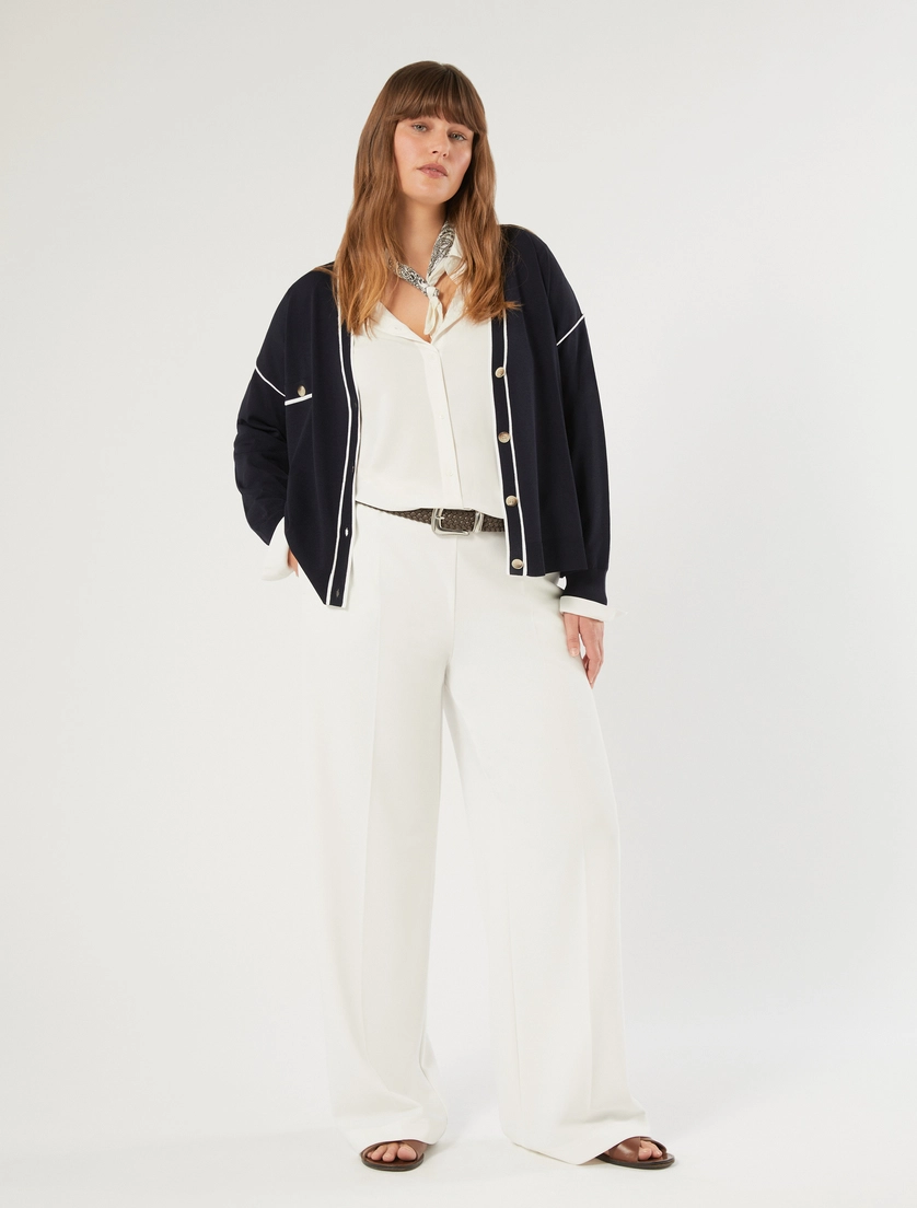 Cardigan en viscose stretch - Marina Rinaldi
