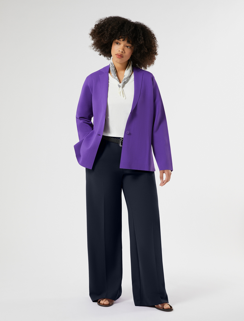 Knitted blazer jacket - Marina Rinaldi