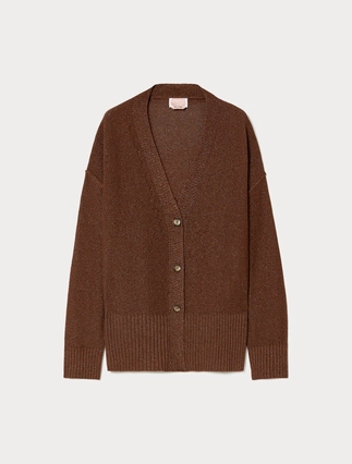 Cardigan en viscose lurex - Marina Rinaldi