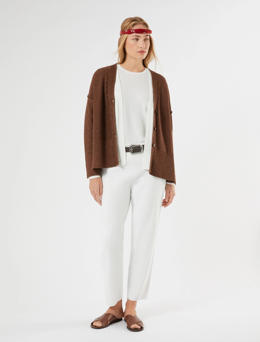 Cardigan en viscose lurex - Marina Rinaldi