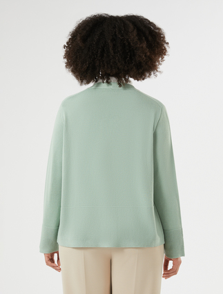 Cotton cardigan - SAGE GREEN - Marina Rinaldi - 4