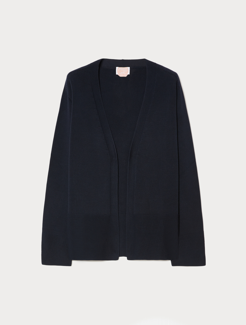 Cardigan in cotone - BLU NOTTE - Marina Rinaldi