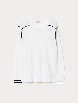 Pull en viscose stretch - Marina Rinaldi
