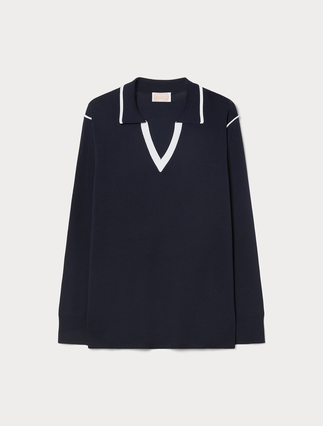 Stretch viscose sweater - Marina Rinaldi