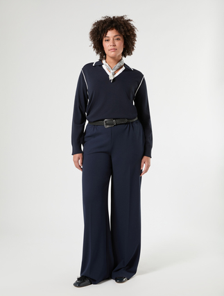 Stretch viscose sweater - Marina Rinaldi