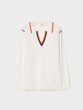 Stretch viscose sweater - Marina Rinaldi