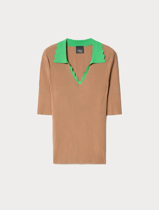 Stretch viscose sweater - Marina Rinaldi