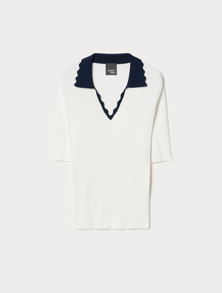 Stretch viscose sweater - Marina Rinaldi