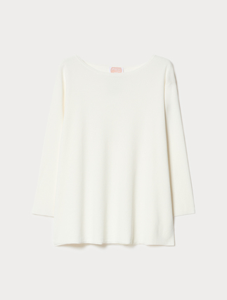 Stretch viscose sweater - Marina Rinaldi