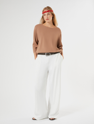 Stretch viscose sweater - Marina Rinaldi