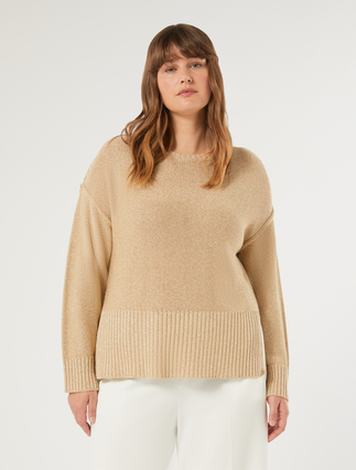 Pull en viscose lurex - VANILLE