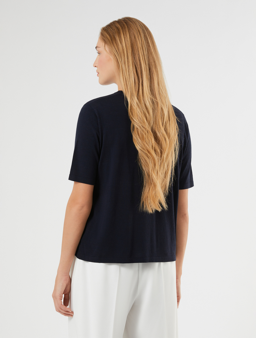 Viscose sweater - MIDNIGHTBLUE - Marina Rinaldi - 4