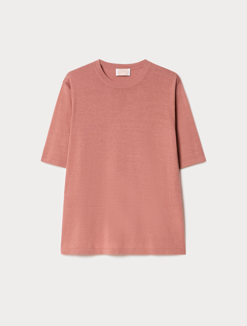 Viscose sweater - DARK PINK - Marina Rinaldi