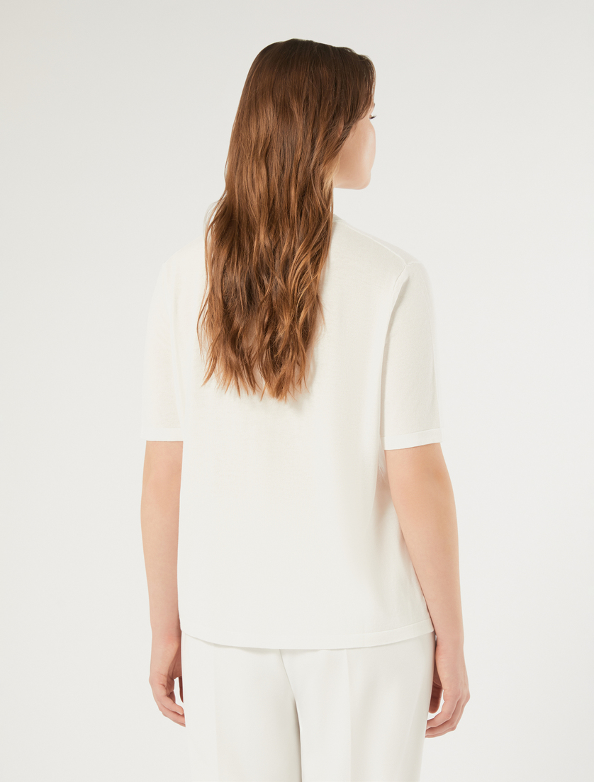 Viscose sweater - WHITE - Marina Rinaldi - 4
