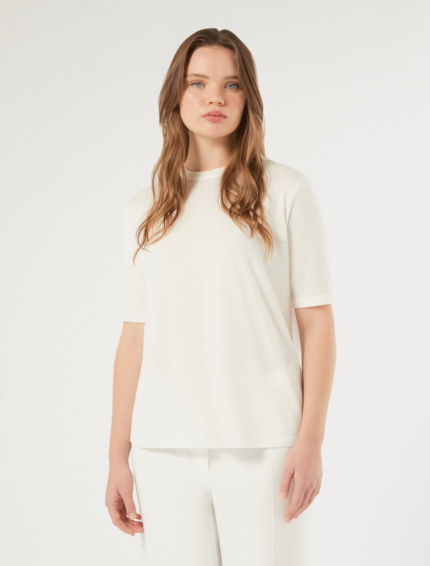 Viscose sweater - WHITE - Marina Rinaldi - 3