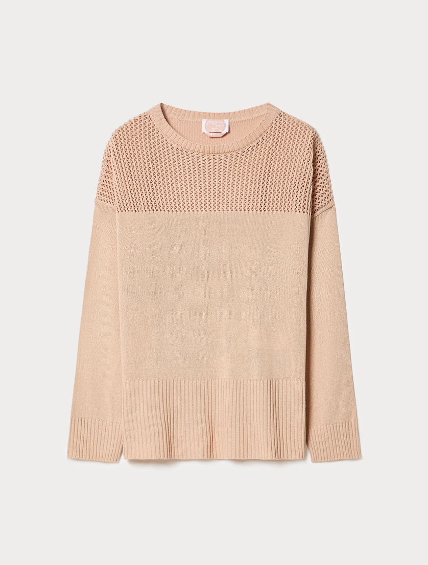 Cordonnet sweater - ANTIQUE ROSE - Marina Rinaldi