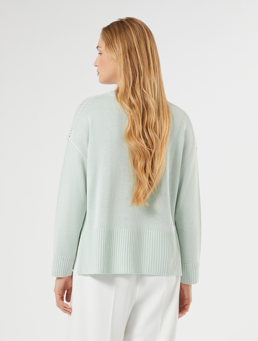 Cordonnet sweater - PASTEL GREEN - Marina Rinaldi - 4