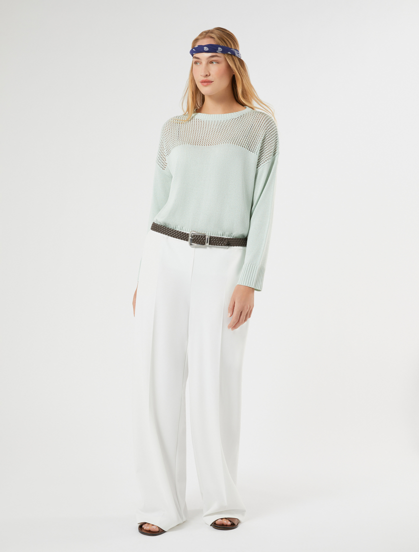Cordonnet sweater - PASTEL GREEN - Marina Rinaldi - 2