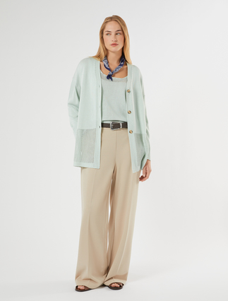 Débardeur et cardigan en cordonnet - Marina Rinaldi