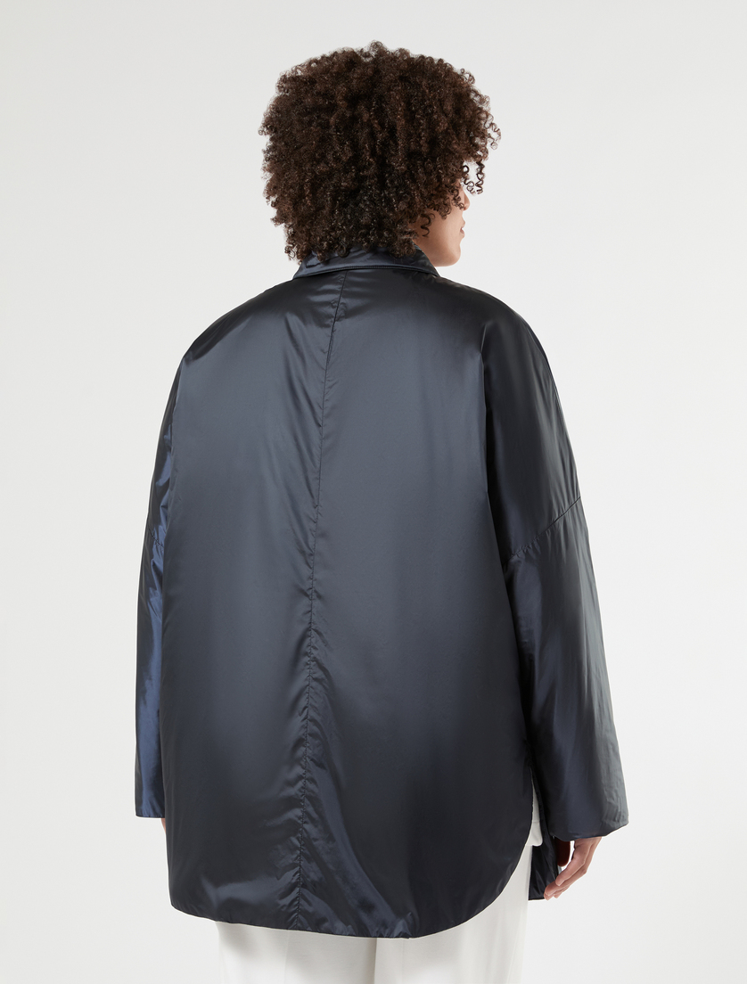 Giacca imbottita in tela di nylon - BLU NOTTE - Marina Rinaldi - 4
