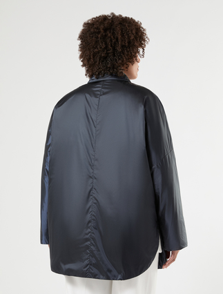 Nylon canvas padded jacket - MIDNIGHTBLUE - Marina Rinaldi - 4