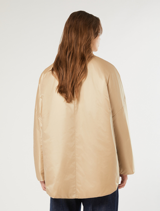 Nylon canvas padded jacket - BEIGE - Marina Rinaldi - 4