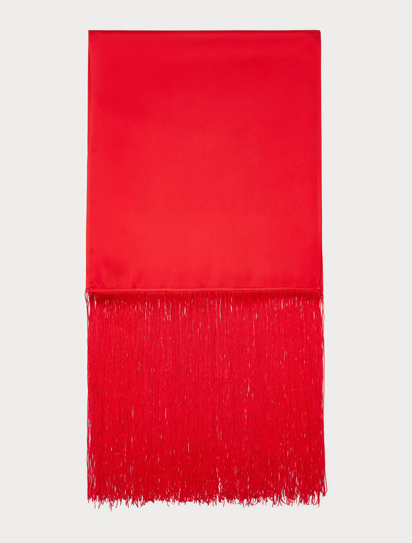 Étole en jersey - ROUGE - Marina Rinaldi