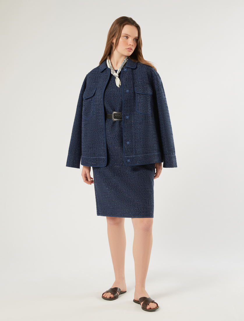 Bonded jersey dress - Marina Rinaldi